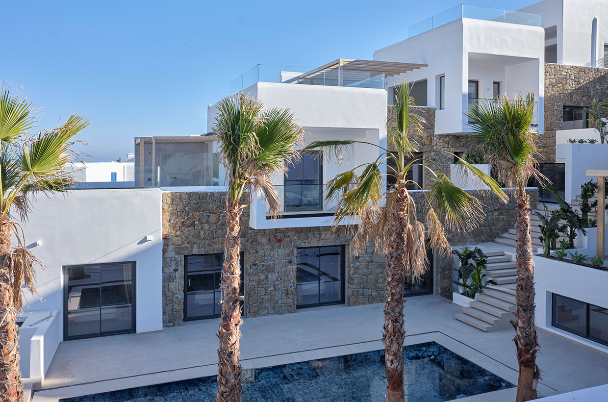 hotel moderno piscina